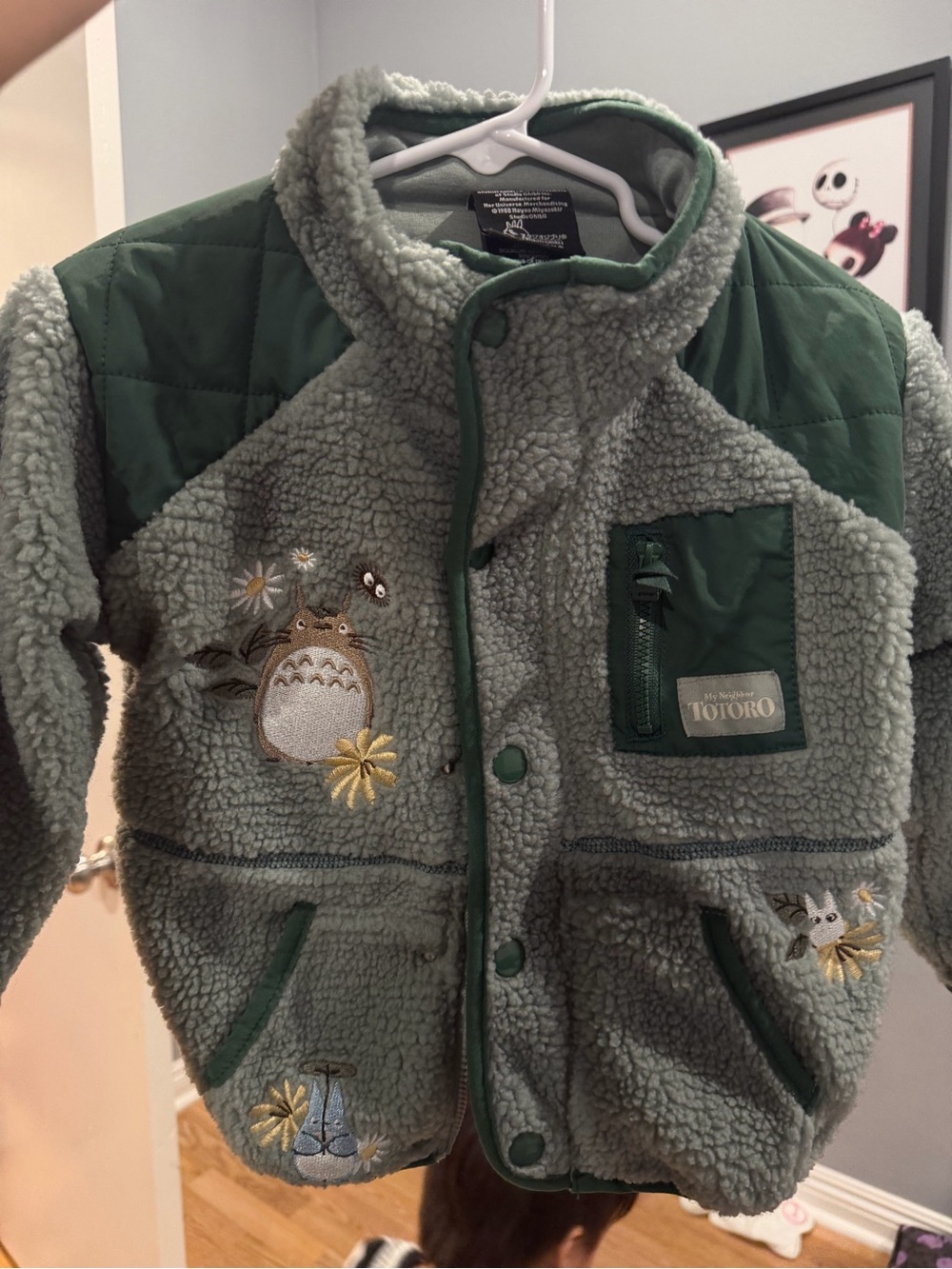 My Neighbor Totoro Sherpa Jacket - Picture 2 of 4
